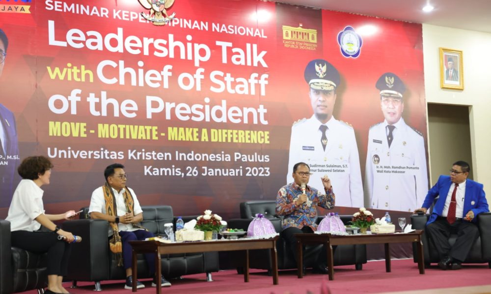Jadi Pembicara Bersama KSP Moeldoko, Danny: Pemimpin Harus Berani dan Mendengar