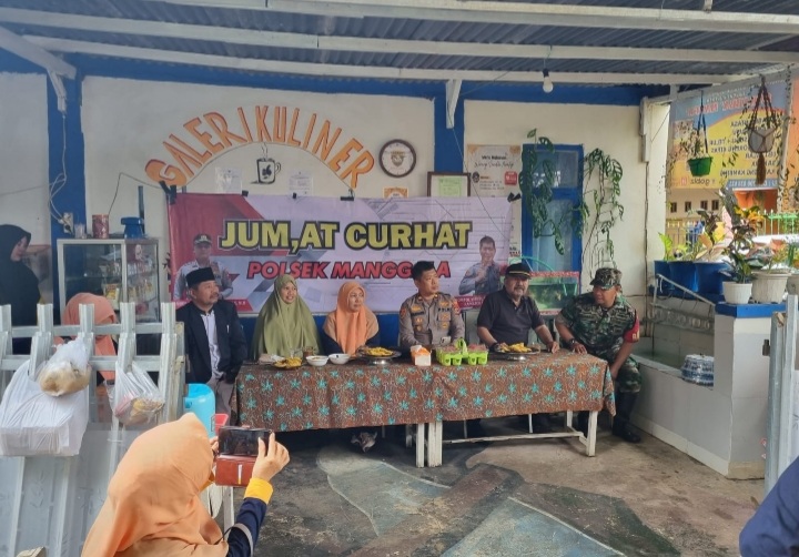 Jum’at Curhat Polsek Manggala Gelar di Lorong Wisata Kelurahan Manggala