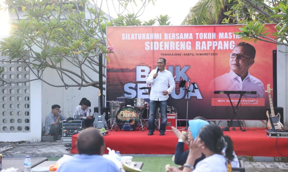 Danny Pomanto Pererat Silaturahmi dengan Tokoh Masyarakat Sidrap