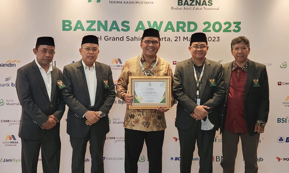 Wali Kota Makassar Danny Pomanto Kembali Raih Penghargaan Baznas Award 2023