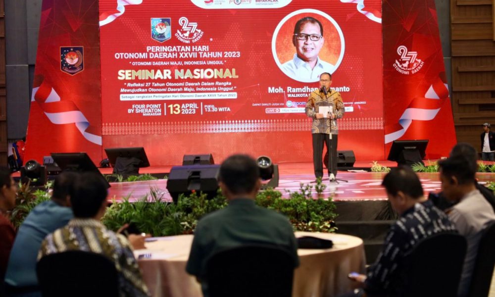 Seminar Nasional Hari OTDA XXVII, Danny Pomanto Dorong Revisi Undang-Undang Otonomi Daerah
