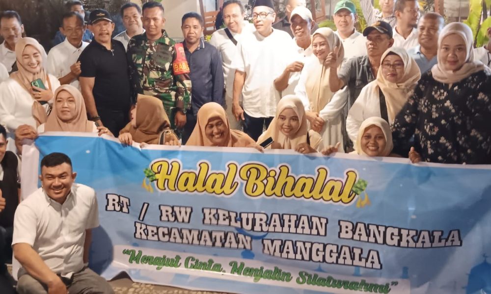 Lurah dan Pj RT/RW Kelurahan Bangkala Gelar Halal Bi Halal