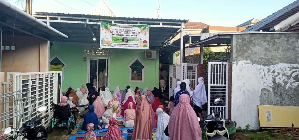 Warga Griya Antang Harapan Laksanakan Sholat Idul Adha dengan Hikmat
