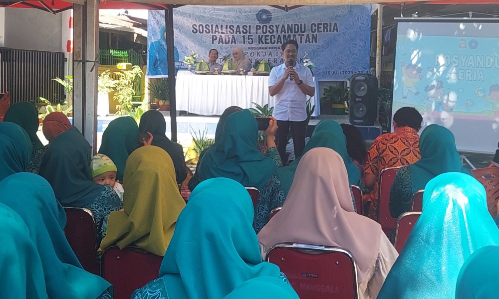 Sosialisasi Posyandu Ceria, dr. Udhin : Merangsang Anak Untuk Terhindar dari Gizi Buruk dan Stunting