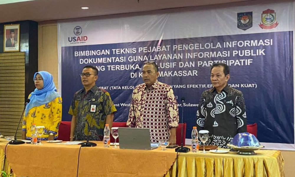 Bapenda Makassar Ikuti Bimbingan Teknis PPID yang Diadakan Diskominfo Makassar dan USAID ERAT