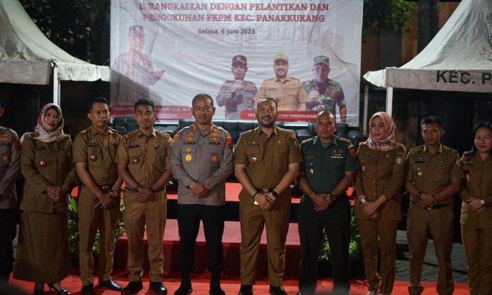 Tripika Panakkukang Dampingi Kapolrestabes Lantik FKPM