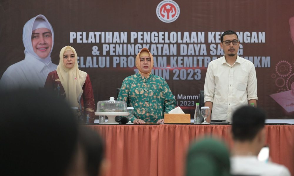 Wujudkan Ekonomi Makassar Unggul, Indira Yusuf Ismail Beri Arahan di Pelatihan Program Kemitraan UMKM