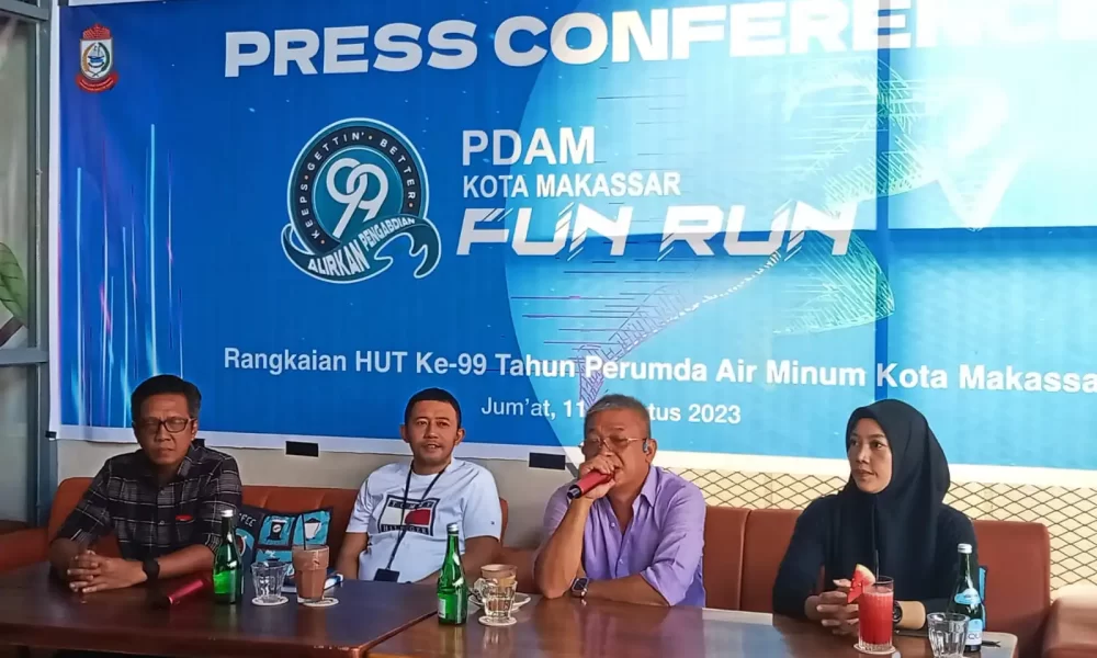 Undang Ribuan Pelanggan, PDAM Makassar Gelar ‘FUN RUN’ HUT ke – 99
