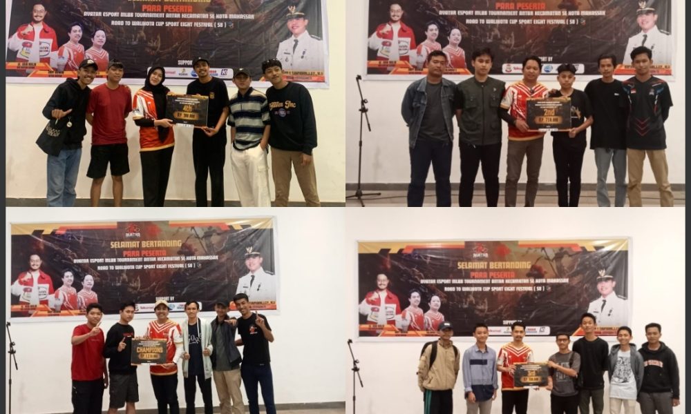 Berikut Tim Pemenang Event Pertandingan Mobile Legend di Kecamatan Biringkanaya
