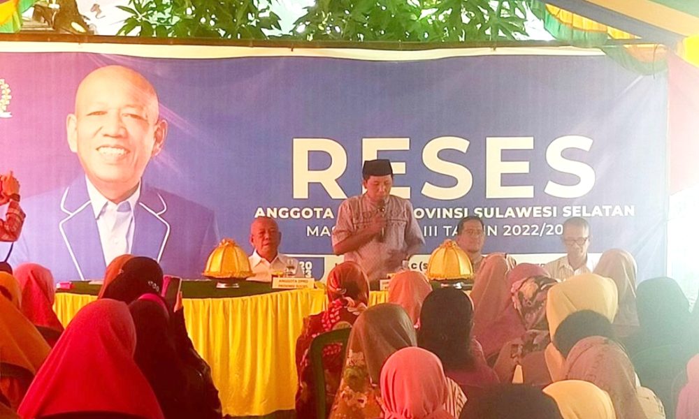 Plt Lurah Paccerakkang Hadiri Reses Anggota DPRD Sulsel Bapak Haidar Majid di Biringkanaya