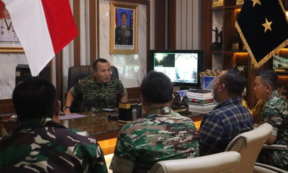 Camat Panakkukang Silaturahmi Bareng Pangdam XIV/Hasanuddin untuk Jalin Sinergitas yang Kuat