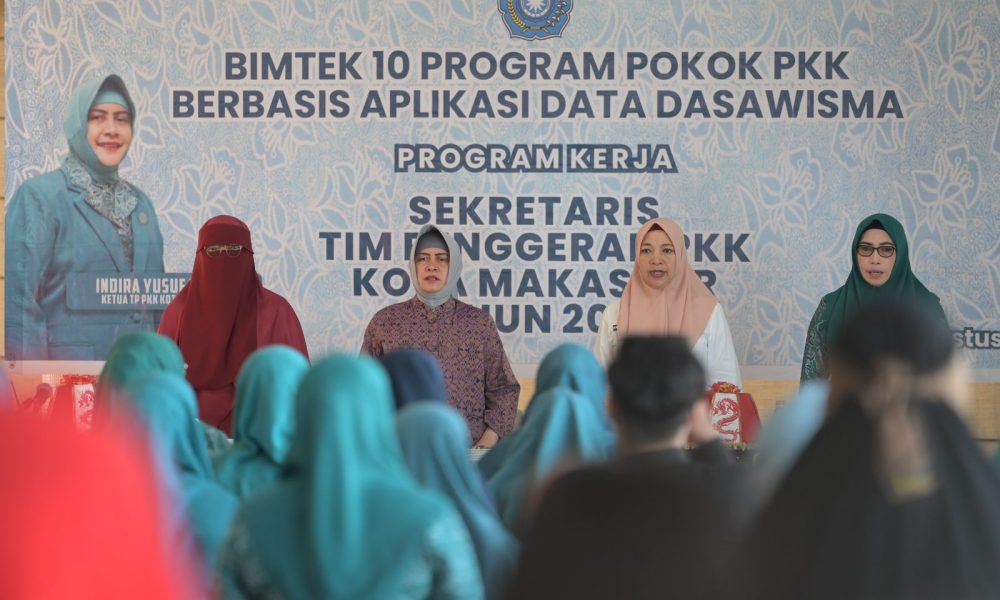 Ketua TP PKK Makassar Dorong Penguatan Data Warga Lewat Aplikasi Dasawisma