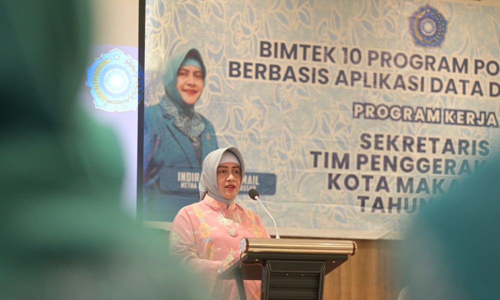 Ketua TP PKK Makassar Berbagai Wawasan dalam Bimtek Pendataan Dasawisma di Biringkanaya