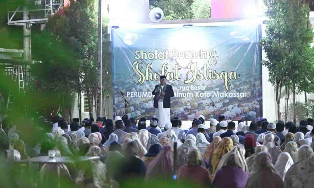 Ikhtiar, Perumda Air Minum Kota Makassar Gelar Shalat Istisqa