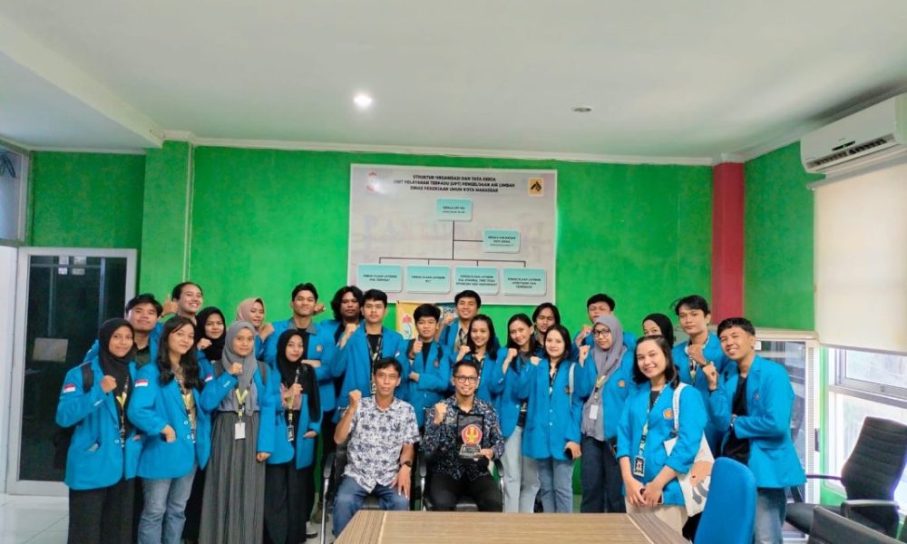 Mahasiswa Tadulako Palu Terima Materi Pengelolaan Air Limbah di Dinas PU Makassar