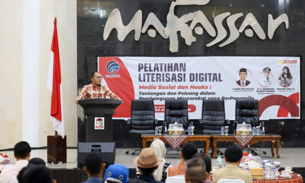 Danny Pomanto Jadi Pembicara di Pelatihan Literasi Digital DPP-Jaman, Minta Masyarakat Pandai Kelola Informasi di Media Sosial