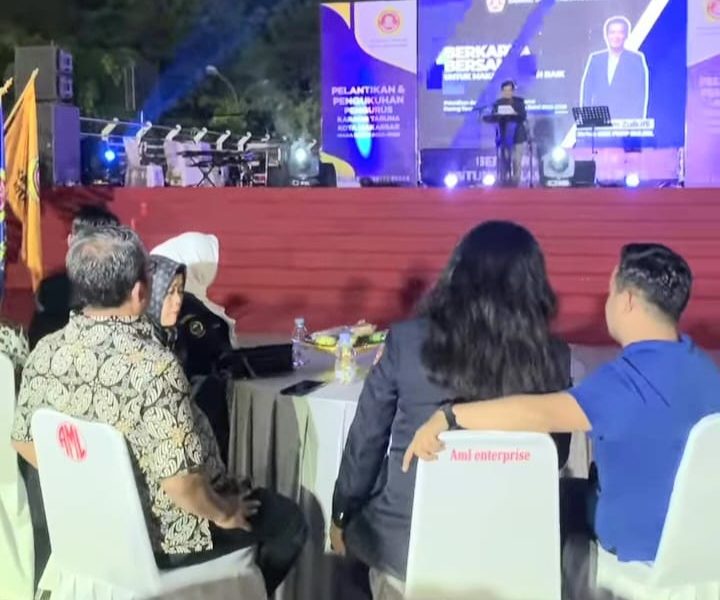 Plt Kadinsos kota Makassar Hadiri Pelantikan dan Pengukuhan Pengurus Karang Taruna