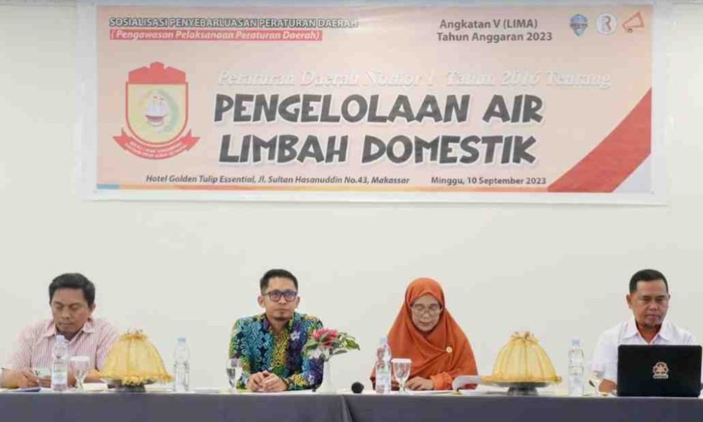 Jadi Narasumber Sosper, Hamka Darwis: Pentingnya Pahami Sistem Pengelolaan Air Limbah yang Baik dan Benar