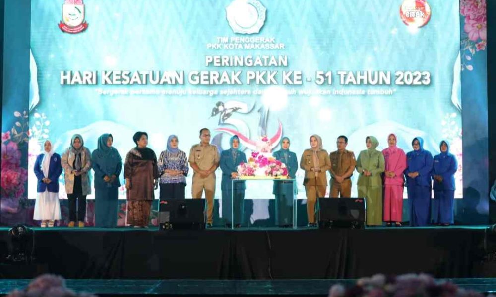 Hadiri Peringatan HKG PKK ke 51 Tahun, Wawali Fatmawati Rusdi Apresiasi Capaian TP PKK Makassar