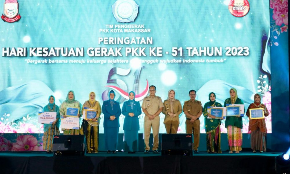 Peringatan HKG PKK ke-51 Kota Makassar, Danny Pomanto Titip Kawal Penurunan Angka Stunting