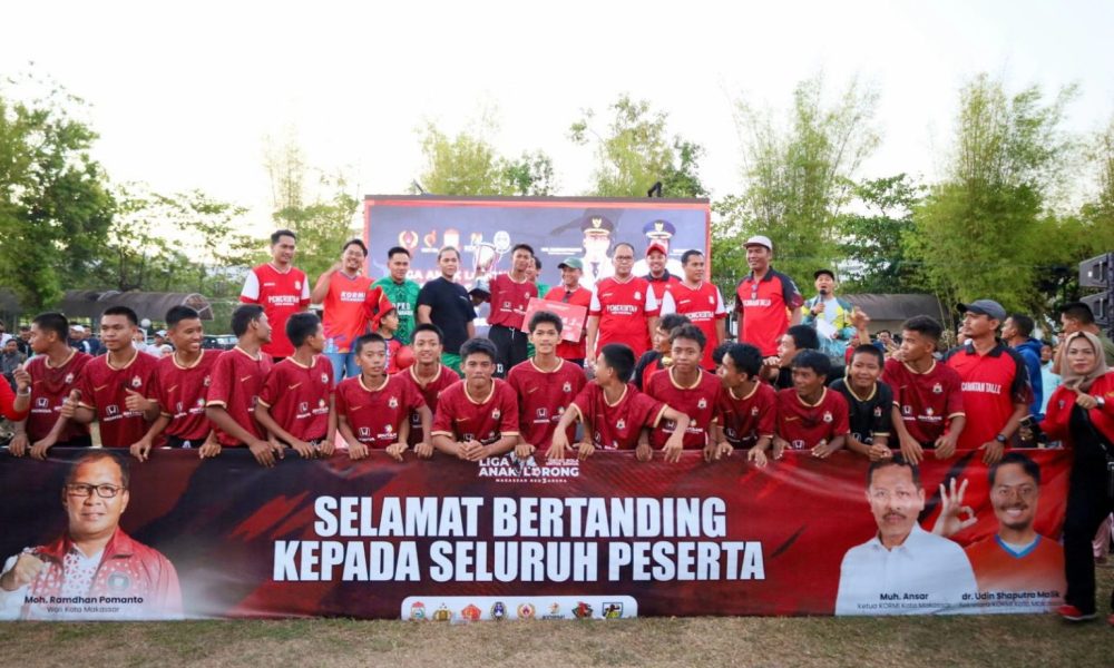 Danny Pomanto Tutup Liga Anak Lorong Tingkat Kota Makassar