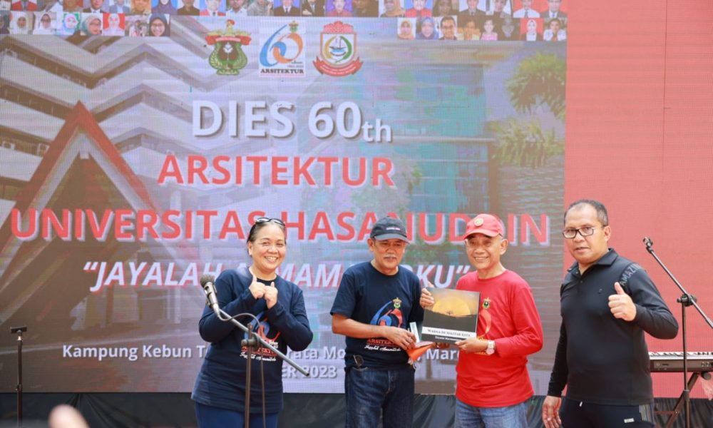 Danny Pomanto Buka Ceremony Dies Natalis ke-60 Fakultas Teknik Arsitektur Unhas