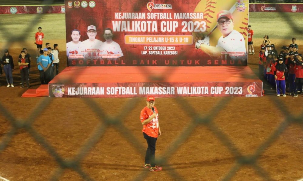 Tutup Kejuaraan Softball Makassar Wali Kota Cup 2023, Danny Pomanto Siap Cetak Pemain Profesional