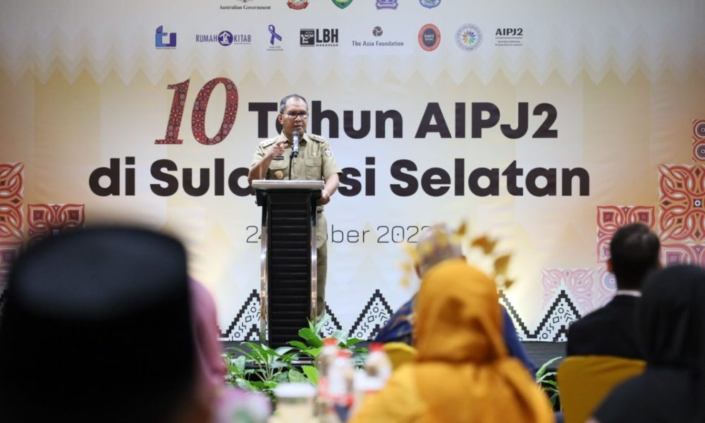 Danny Pomanto Hadiri Perayaan 10 Tahun AIPJ2 di Sulsel