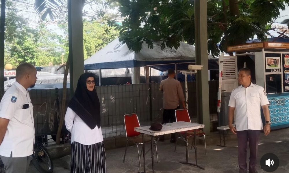 Pagi-pagi, Dirut Perumda Parkir Sidak Pos Kanrerong Karebosi