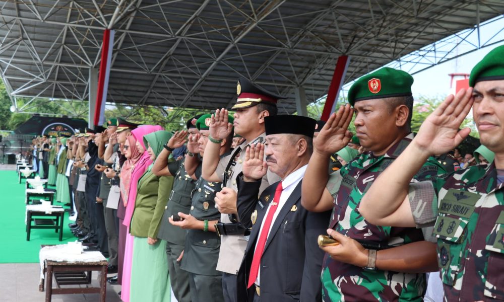 Perumda Parkir Makassar Hadiri Puncak Peringatan Hari Juang TNI AD ke-78