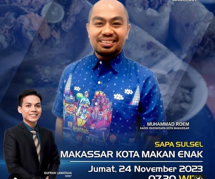 Kadispar Makassar Hadir di Kompas Tv, Ini yang Bahas