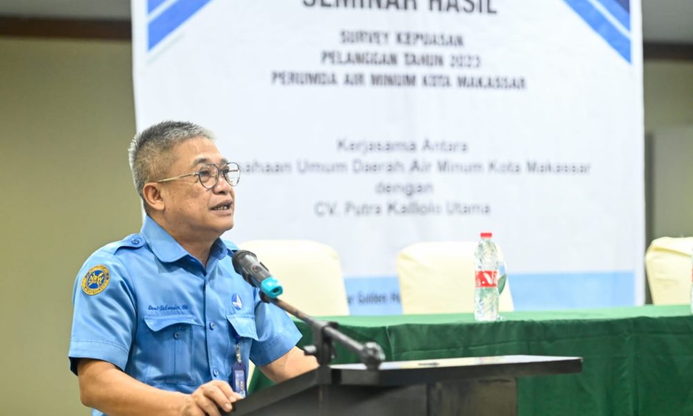 Survei Kepuasan Pelanggan PDAM Makassar Meningkat, Beni Iskandar: Bukti Pengabdian Terus Mengalir