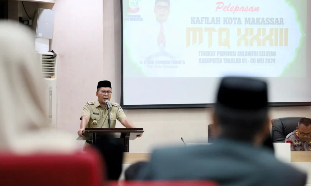 Danny Pomanto Lepas Kontingen Kafilah Kota Makassar, Target Juara Umum MTQ XXXIII
