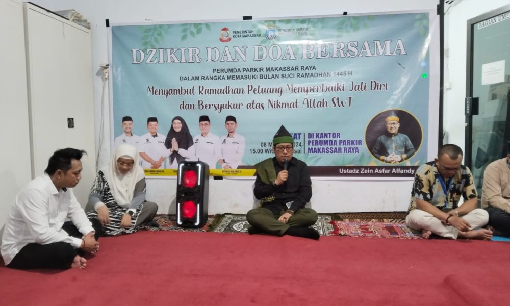 Sambut Bulan Suci Ramadhan, Perumda Parkir Makassar Gelar Dzikir dan Doa Bersama