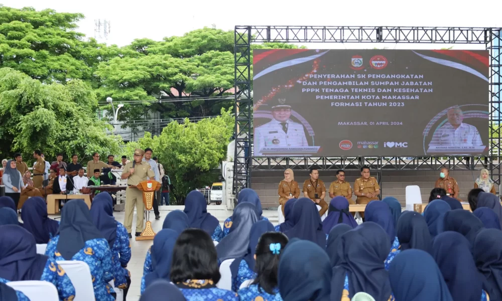 Lantik ASN PPPK 2023, Danny Pomanto: Bekerja Profesional, Taat, dan Disiplin!