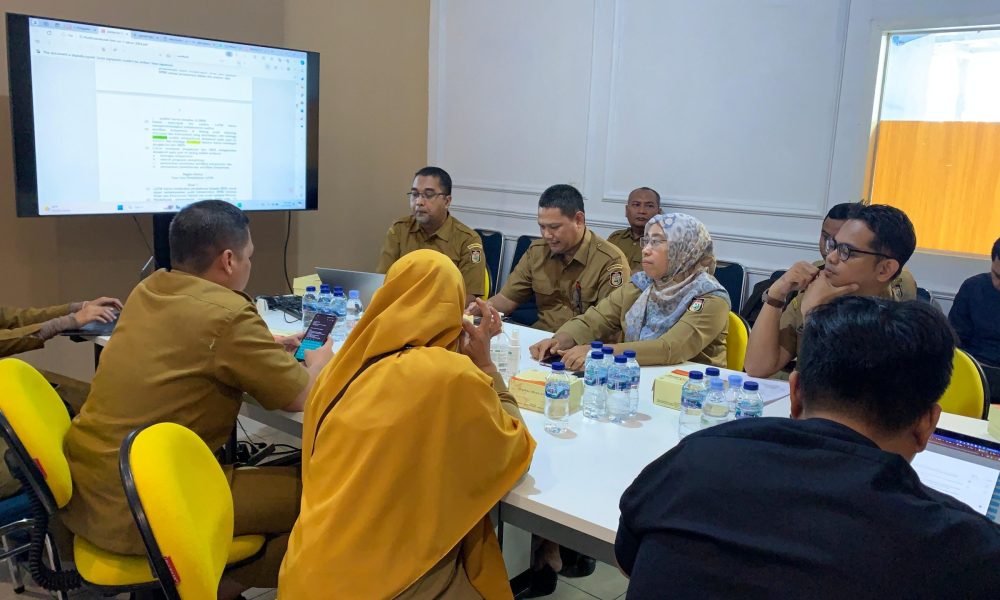 Koordinasi Bersama Inspektorat, Diskominfo Makassar Bahas Persiapan Audit SPBE