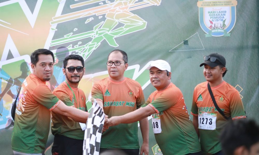 Danny Pomanto Melepas Ratusan Peserta Event Ansor Fun Run di Masjid Kubah 99