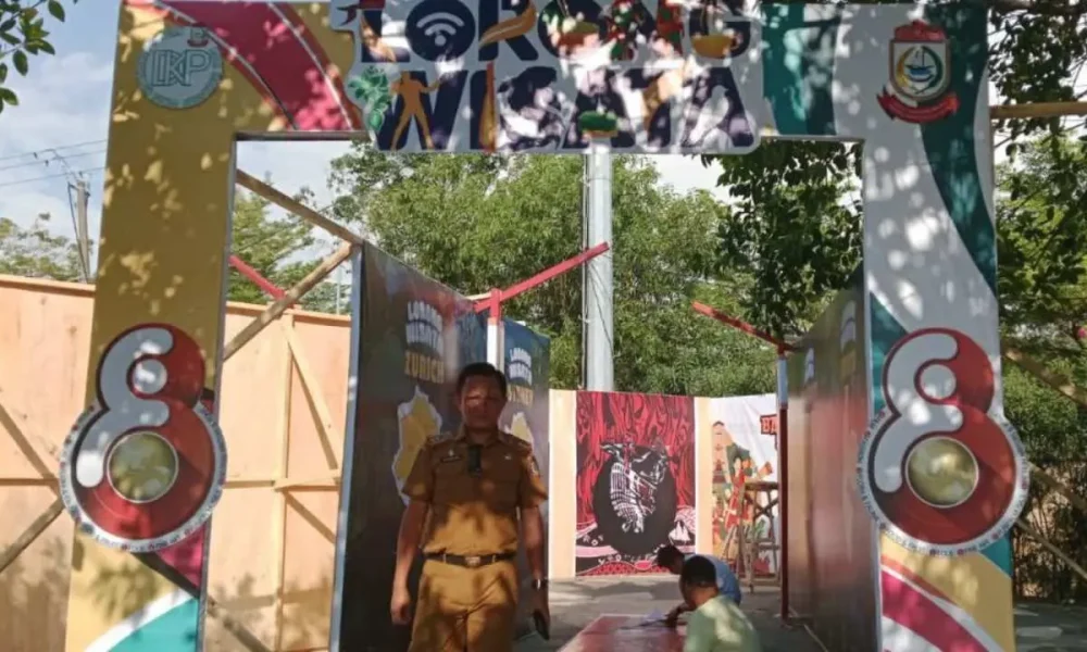 DKP Kota Makassar Hadirkan Lorong Wisata di Anjungan Pantai Losari