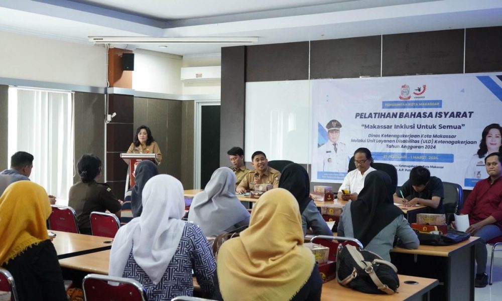 Disnaker Makassar Sukseskan Program Strategis Danny Pomanto: 10.000 Ribu Skill Pelatihan Gratis