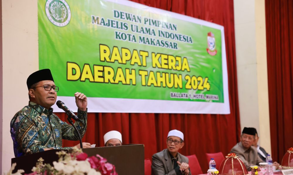 Wali Kota Danny Pomanto Buka Rapat Kerja Daerah MUI Kota Makassar