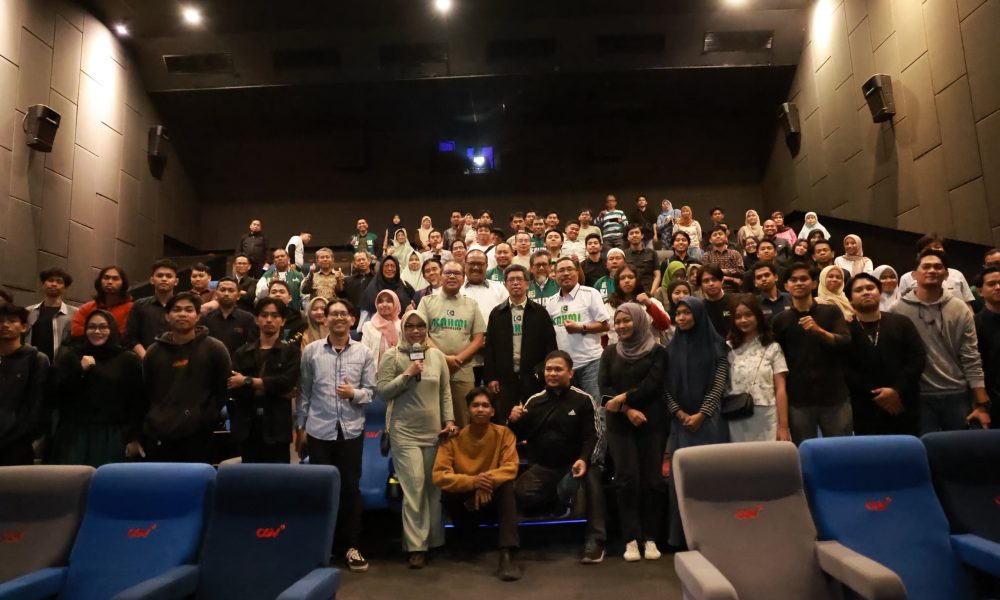 Danny Pomanto dan KAHMI Makassar Nobar Film Biografi Pendiri HMI, Lafran Pane