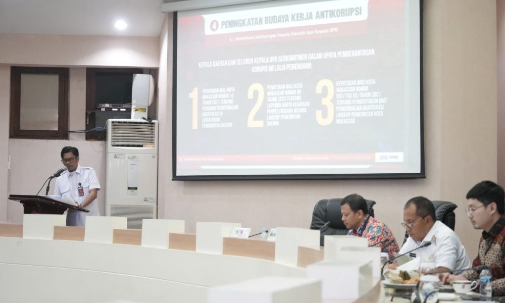 Danny Pomanto Dorong OPD Wujudkan Makassar Kota Percontohan Antikorupsi