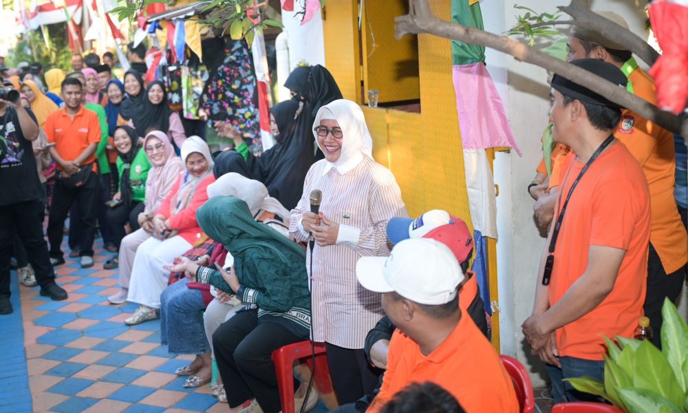 Di Lorong Wisata Jinghae, Ketua TP PKK Kota Makassar Ajak Warga Tingkatkan Kualitas Lorong