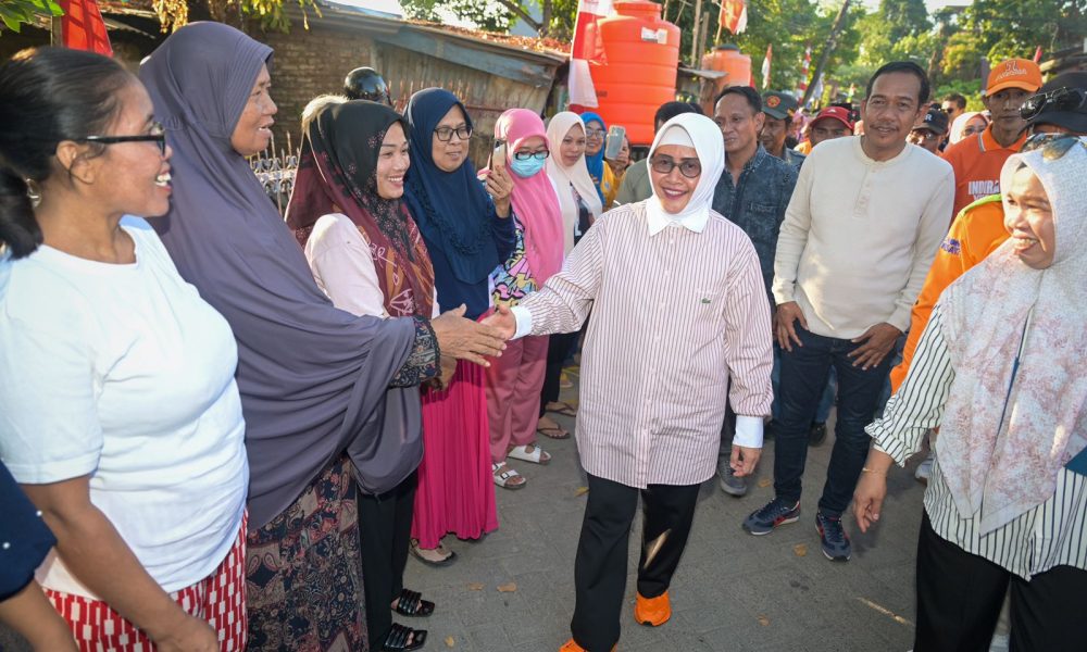 Di Lorong Wisata Jinghae, Ketua TP PKK Kota Makassar Ajak Warga Tingkatkan Kualitas Lorong