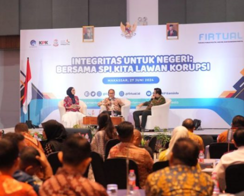 Bapenda Makassar Hadiri Agenda bersama Kemkominfo dan KPK RI, Ajak ASN Cegah Korupsi Lewat SPI