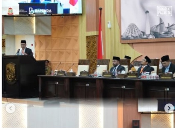 Sekretaris Bapenda Makassar Hadiri Rapat Paripurna Masa Akhir Jabatan Wali Kota