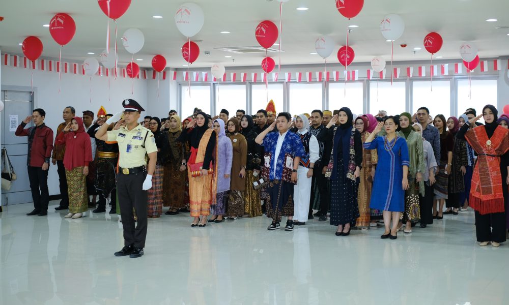 BRI Cabang Panakkukang Turut Serta Melaksanakan Upacara HUT 80 RI