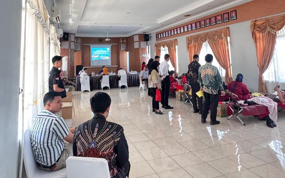 BRI Kanca Panakkukang Berpartisipasi Dalam Kegiatan Donor Darah Ditjenpas Kanwil Sulsel
