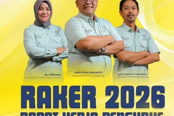 Satukan Frekuensi Menuju Makassar Sehat dan Mulia, KORMI Gelar Raker 2026