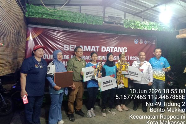 O2SN Makassar 2026, Juara Panjat Tebing Dapat Beasiswa dan Siap Wakili Kota ke Tingkat Provinsi